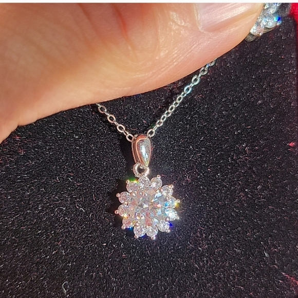 Huge 10ct authentic moissanite earing positive grantees on diamond tester - Picture 11 of 11